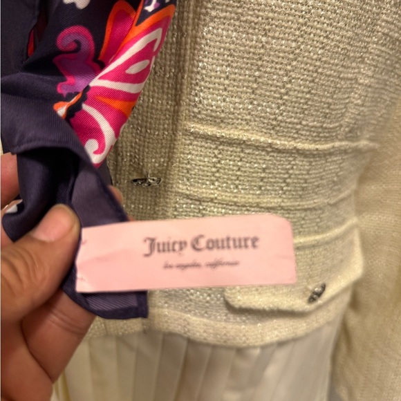 Juicy Couture Purple and Pink Floral Scarf - Picture 8 of 8